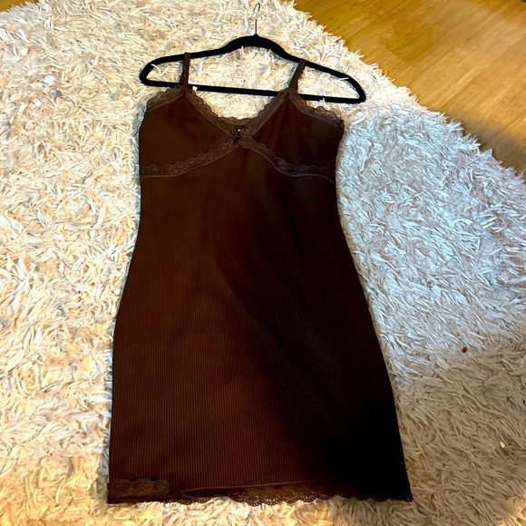 H&M Dresses & Skirts - Brown H&M bodycon dress